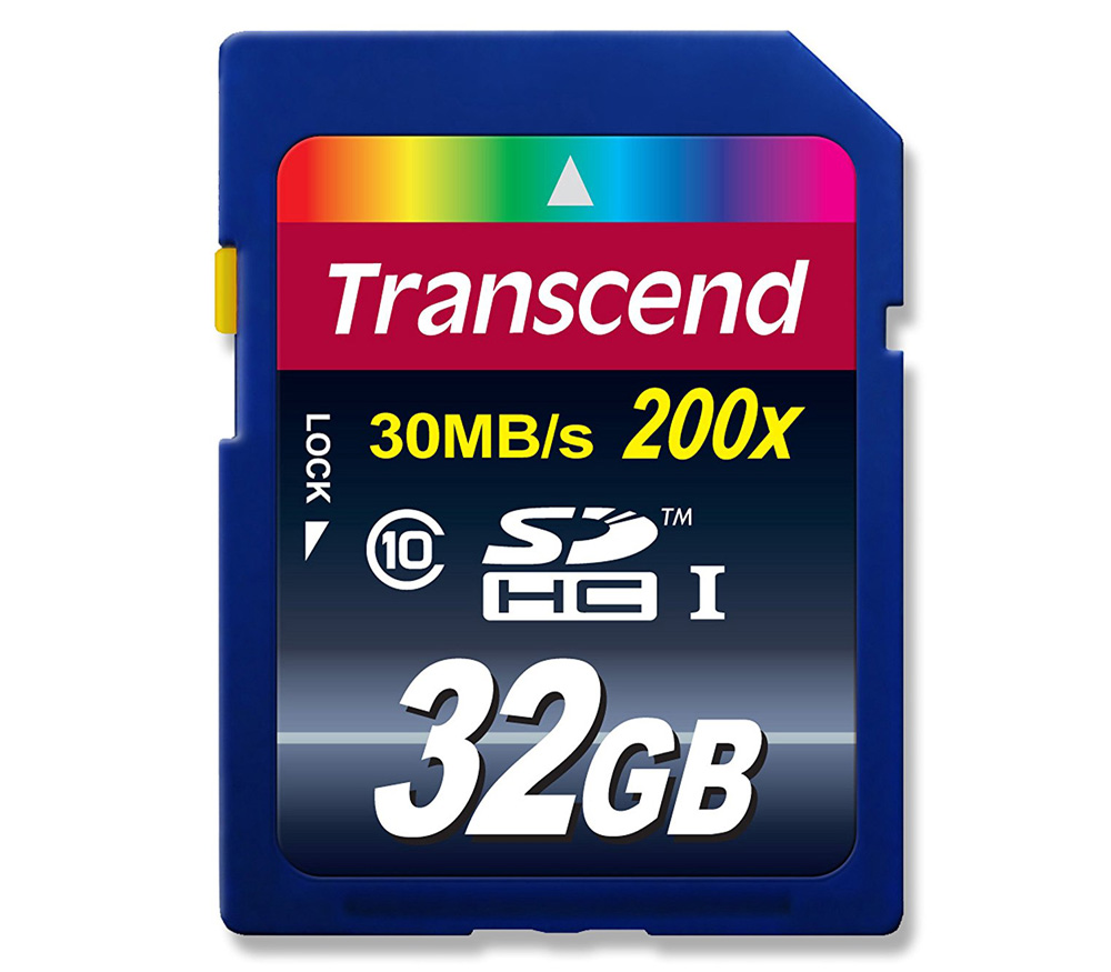 Карта памяти Transcend SDHC 32GB  Class 10 (TS32GSDHC10)