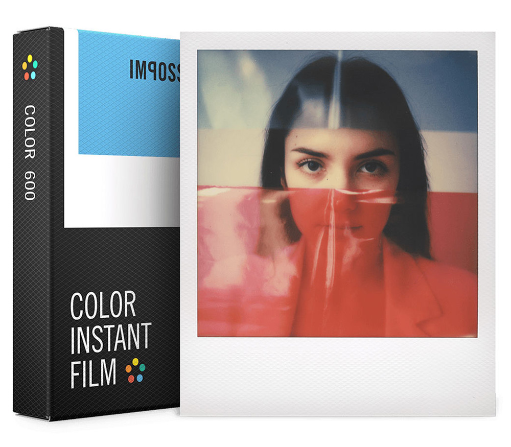 Картридж Polaroid Impossible Color Instant Film с белой рамкой