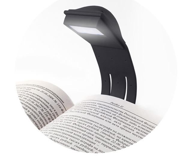 LED лампа для книг QUMO BookLight 251R (1 светодиод, 3х LR44), черная от Яркий Фотомаркет