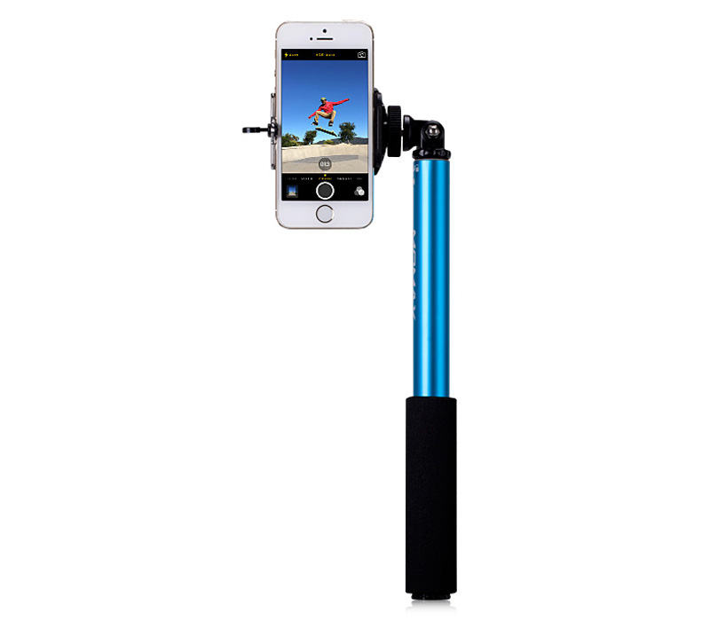 Монопод для селфи Momax SelfiFit Bluetooth, голубой от Яркий Фотомаркет