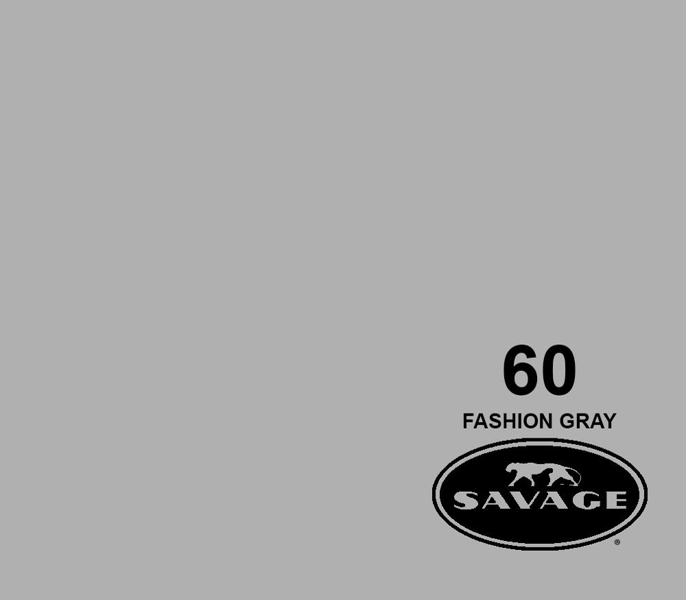 Фон Savage FOCUS GRAY 60-12, бумажный, 2.7 х 11 м, серый от Яркий Фотомаркет