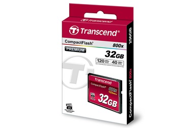 Карта памяти Transcend CompactFlash 32GB 800x, UDMA7 (TS32GCF800)