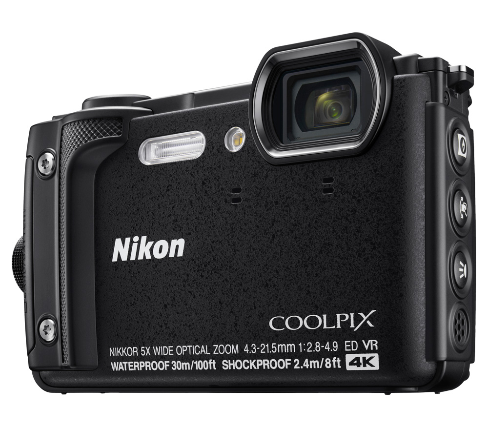 Компактный фотоаппарат Nikon Coolpix W300, черный