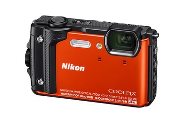 Компактный фотоаппарат Nikon Coolpix W300, оранжевый