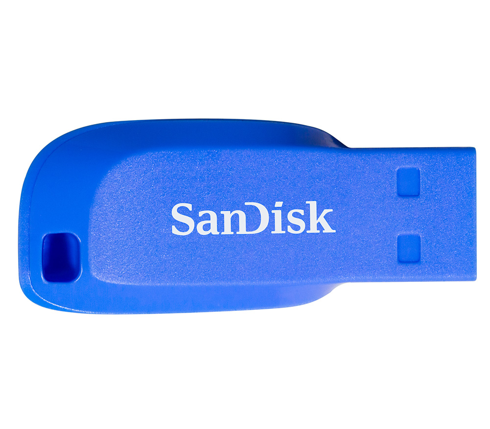 Накопитель SanDisk USB2 Flash 32GB Cruzer Blade, синий