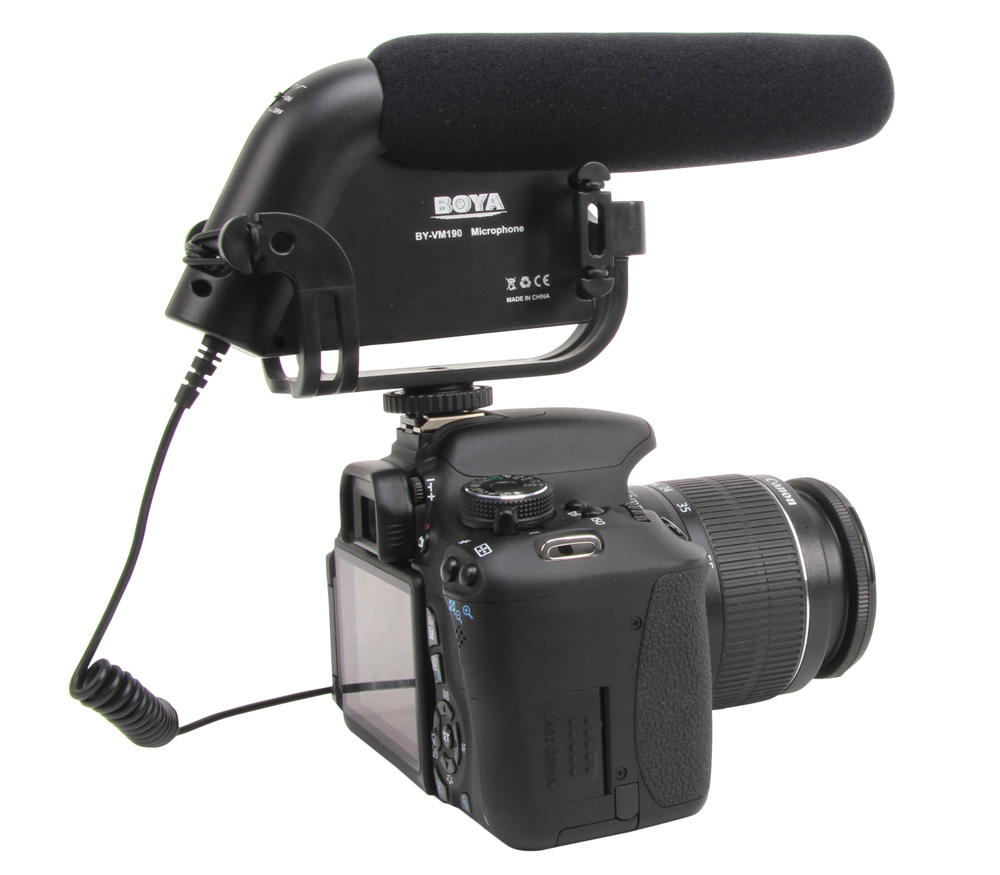 Микрофон Boya BY-VM190, направленный, моно, 3.5 мм от Яркий Фотомаркет