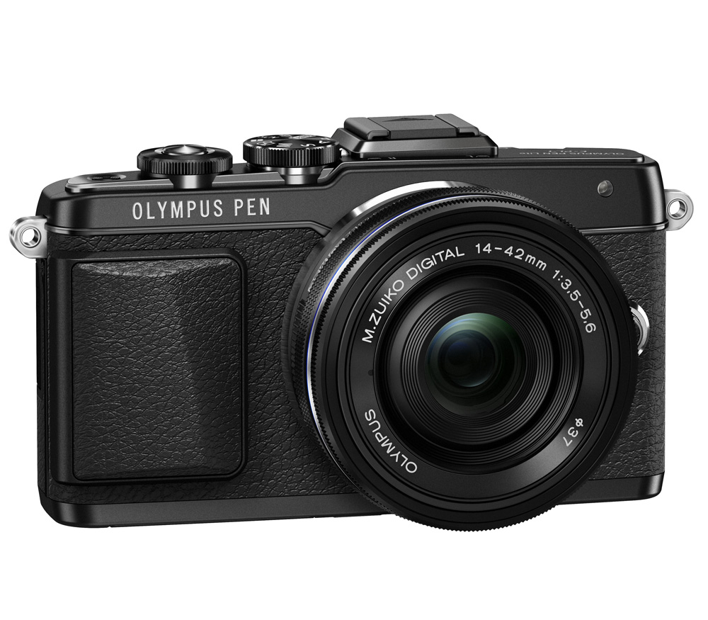Беззеркальный фотоаппарат Olympus Pen E-PL7 Pancake Zoom Black kit (+ 14-42 EZ)