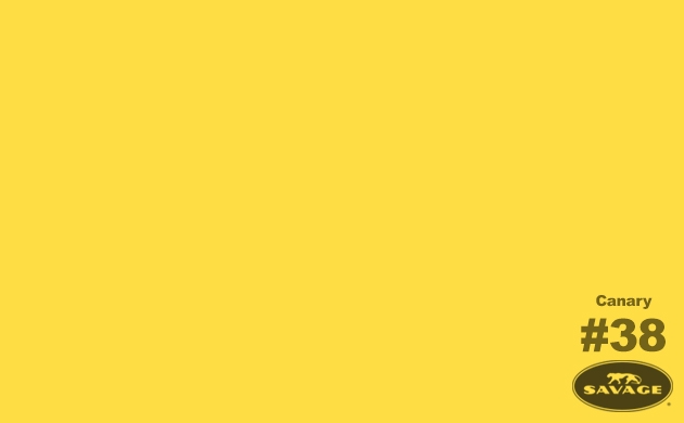 Фон Savage CANARY 38-12, бумажный, желтый, 2.7 х 11 м от Яркий Фотомаркет