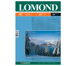 Бумага Lomond A4, матовая, 180 г/м², 25 листов