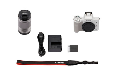 Беззеркальный фотоаппарат Canon EOS M50 Kit c EF-M 18-150mm, белый