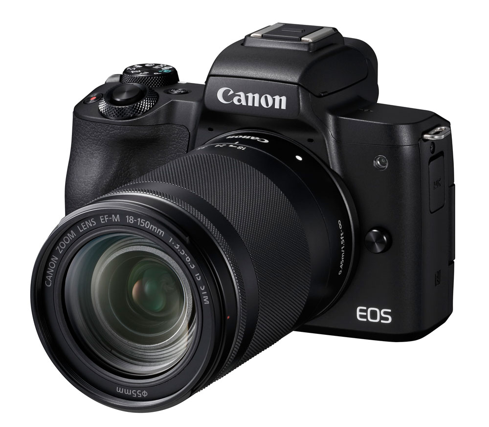 Беззеркальный фотоаппарат Canon EOS M50 Kit c EF-M 18-150mm, черный