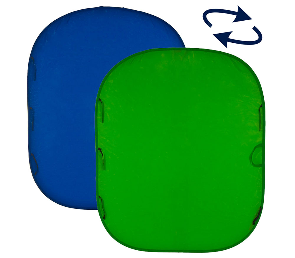 Фон Lastolite 1,5х1,8 м, складной, двухсторонний, хромакей синий/зеленый от Яркий Фотомаркет