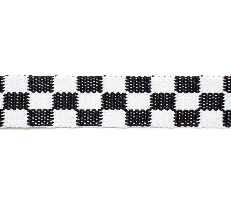 Ремень Fujimi LC-018, универсальный, трикотажный, черно-белый клетчатый от Яркий Фотомаркет