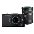 Беззеркальный фотоаппарат Olympus Pen E-PM1 +14-42 II R + 40-150 Black kit