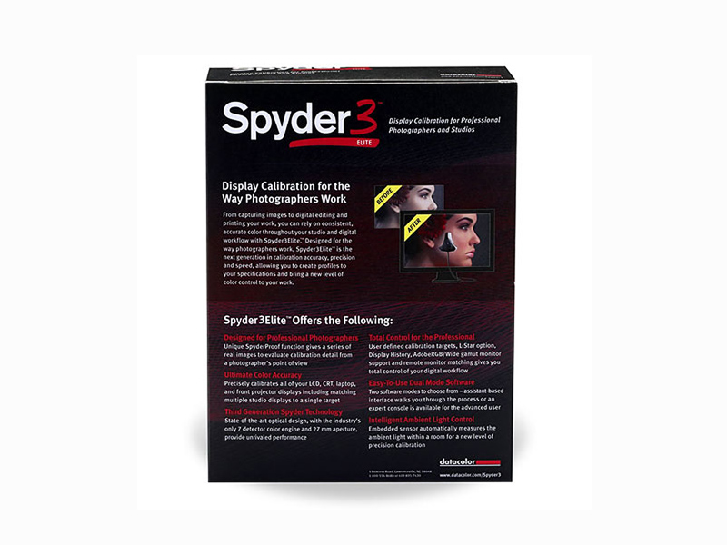 Datacolor DATACOLOR Spyder3Elite калибратор монитора от Яркий Фотомаркет