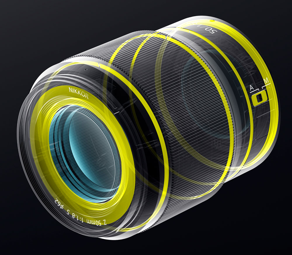 Объектив Nikon Nikkor Z 50mm f/1.8 S от Яркий Фотомаркет