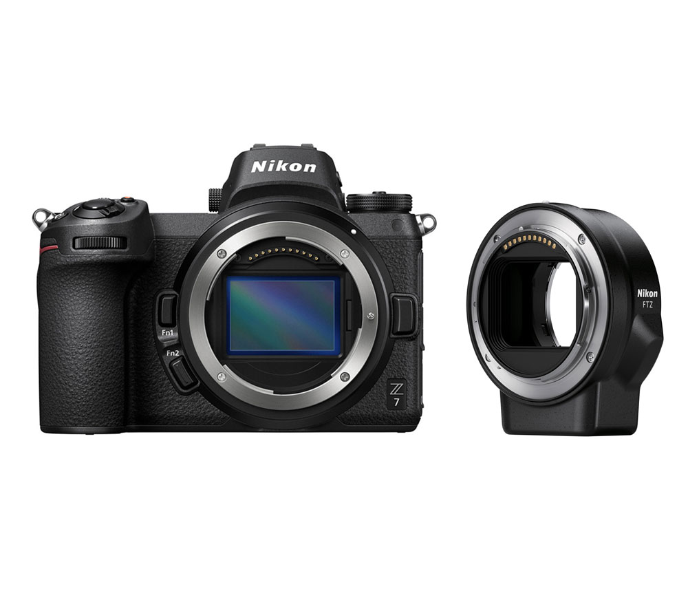Беззеркальный фотоаппарат Nikon Z7 Body с адаптером FTZ