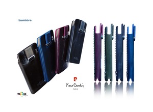 Pierre Cardin Чехол PIERRE CARDIN Vertical Leather Phone Case для iPhone5, кожа, черный
