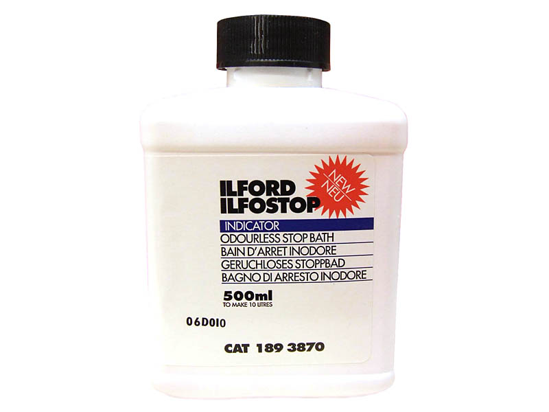 Останавливающий раствор Ilford Ilfostop, жидкость, 0.5 л. уцененный