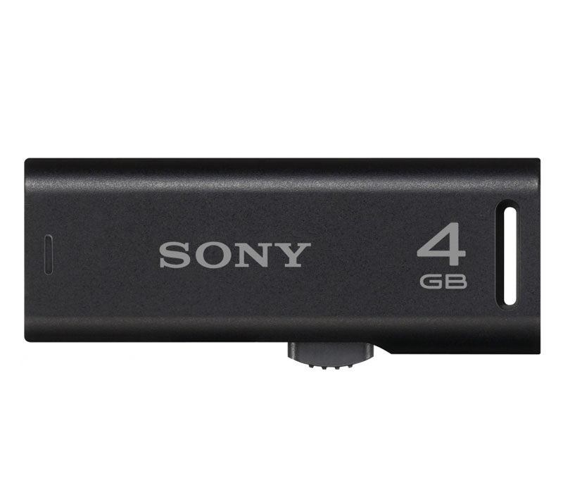 Накопитель Sony USB2 Flash 4GB  Microvault черный USM4GR