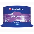 Диск Verbatim DVD+R  4.7 Гб 16х Cake Box (50 дисков)