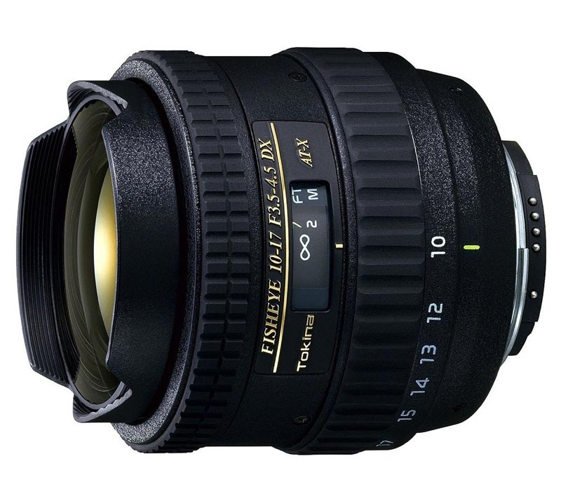 Объектив Tokina AT-X 107 F3.5-4.5 DX Fisheye (10-17mm) для Nikon