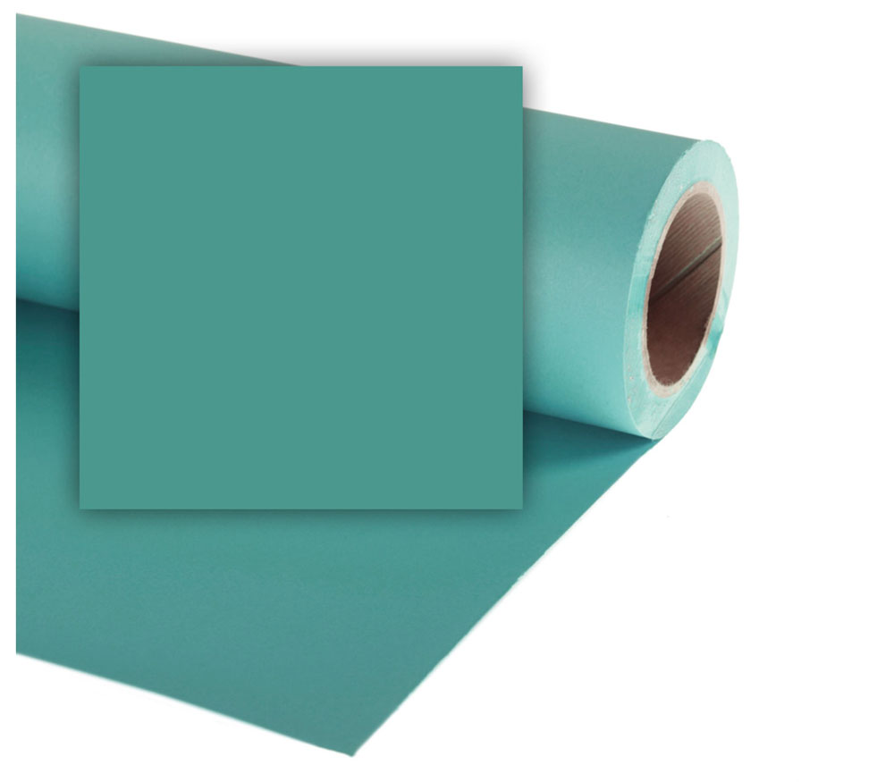 Фон Colorama Sea Blue, бумажный, 2.7 x 11 м, голубой