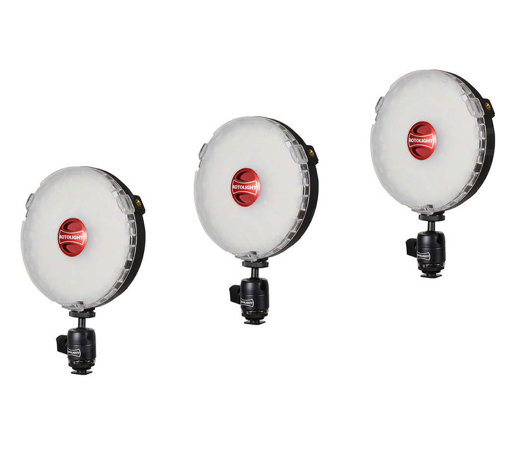 Комплект Rotolight Neo II 3 Light Kit, 3 осветителя, аксессуары, кейс