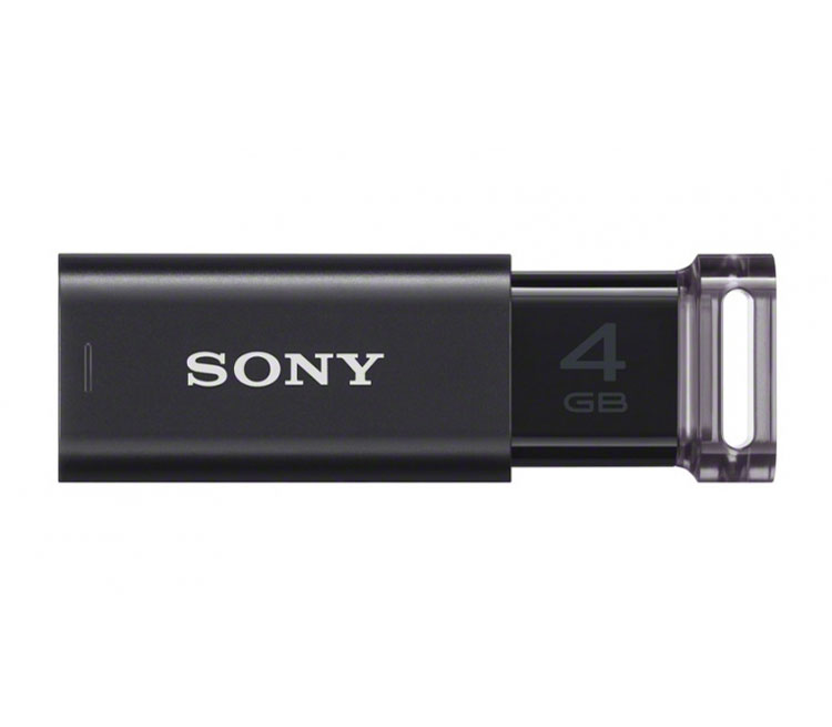 Накопитель Sony USB3 Flash 4GB  Click черный USM4GUB