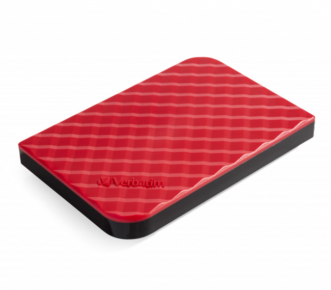Внешний жесткий диск Verbatim Store'n'Go 1 TB USB 3.0 2.5" HDD, красный от Яркий Фотомаркет