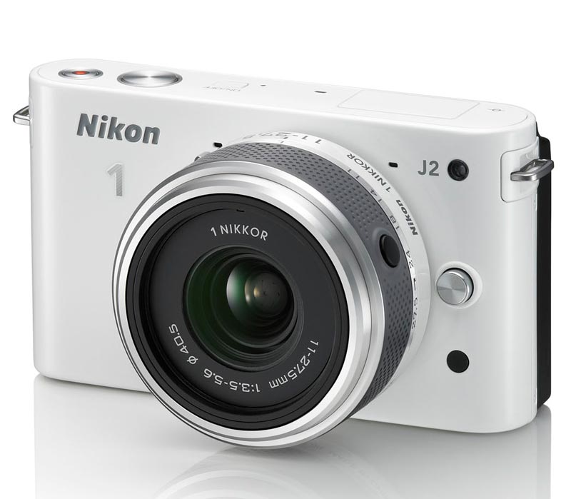 Беззеркальный фотоаппарат Nikon 1 J2 Kit  +  11-27.5  белый