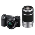 Беззеркальный фотоаппарат Sony NEX-6Y + 16-50 + 55-210 Black kit