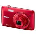 Nikon Coolpix S3500 красный+ чехол(уценка)