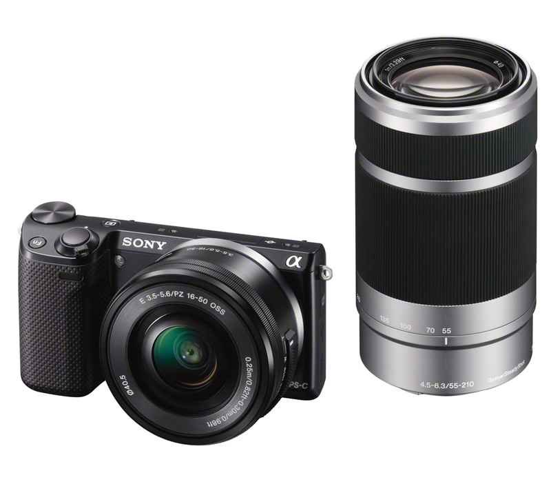 Беззеркальный фотоаппарат Sony NEX-5TY + 16-50 + 55-210 Black kit