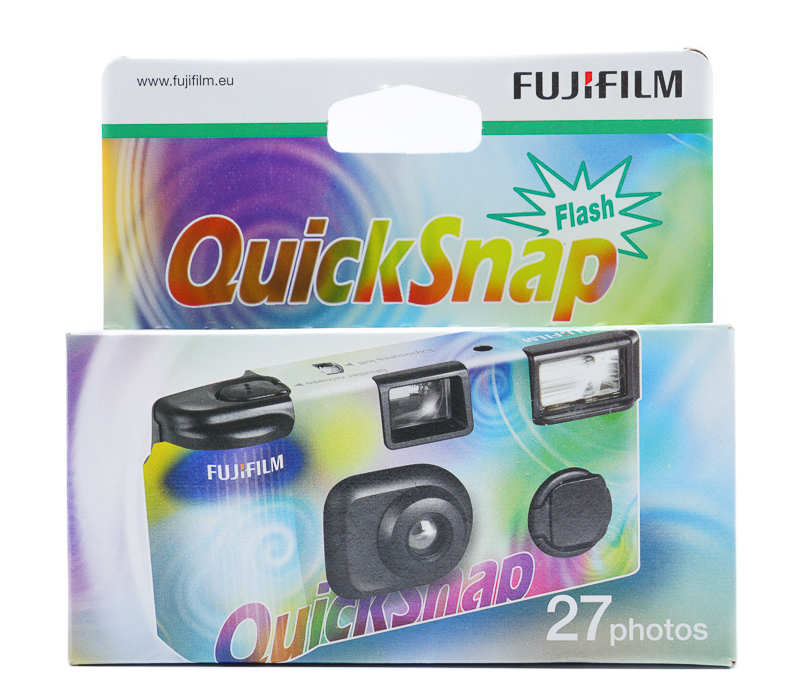 Одноразовая плёночная фотокамера Fujifilm Quick Snap 27: 27 кадров, вспышка