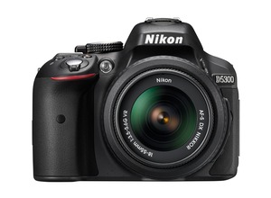 Зеркальный фотоаппарат Nikon D5300 Kit 18-55 AF-S DX G VR чёрный