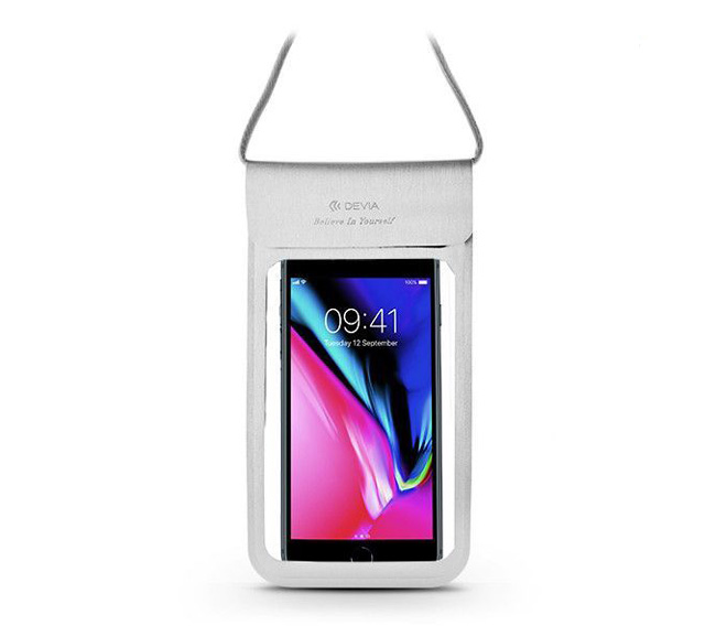 Чехол для смартфона Devia Strong Waterproof Bag, водонепроницаемый, серый от Яркий Фотомаркет