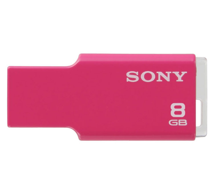 Накопитель Sony USB2 Flash 8GB  Microvault Style розовый USM8GMP
