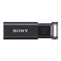 Накопитель Sony USB3 Flash 32GB  Click черный USM32GUB