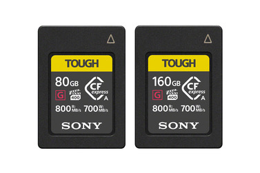 Small sony cfexpress typa a new cards preview