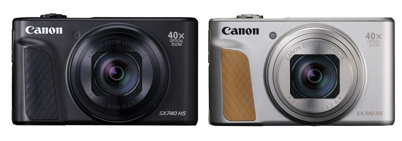 Canon SX740 HS черный и серебристый