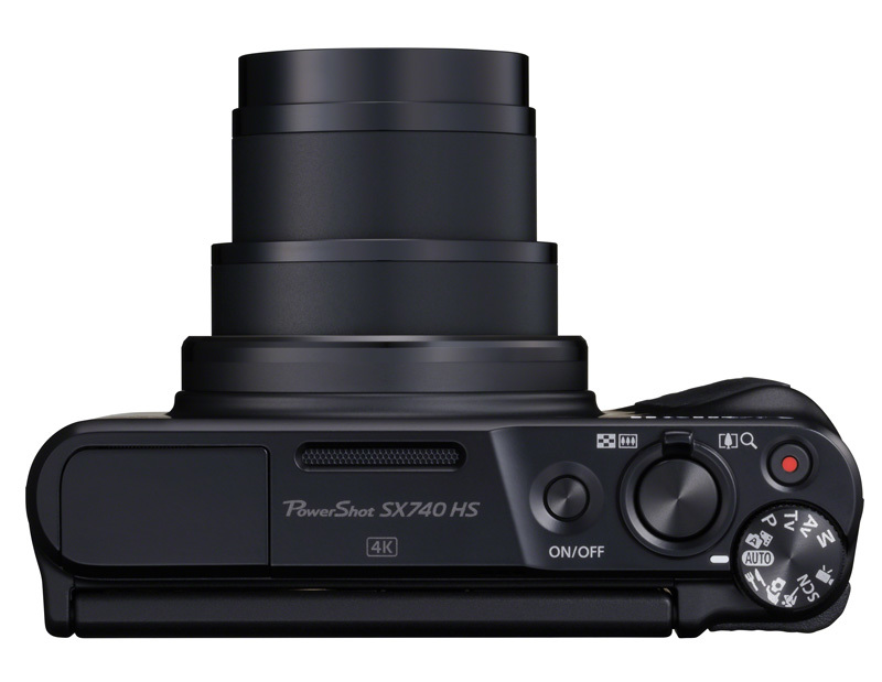 Canon Powershot SX740 HS вид сверху