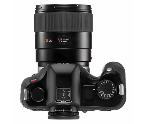 Leica S + Summarit-S 70mm 1:2.5 ASPH top view