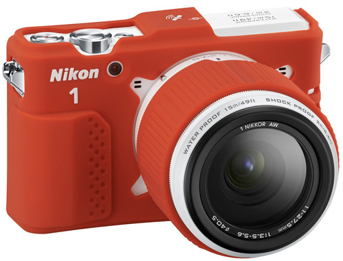 Nikon 1 AW1 orange silicone cover CF_N6000