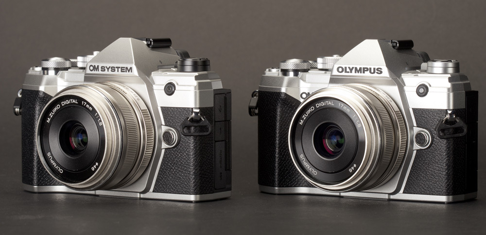 Слева: Olymрus OM-D E-M5 III, справа: OM System OM-5