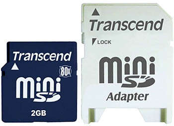 miniSD 2GB Transcend 80х