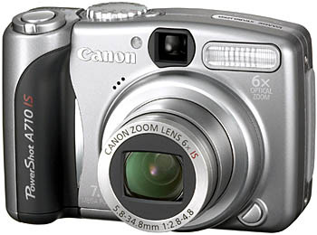 Цифровой фотоаппарат CANON PowerShot A700 IS.