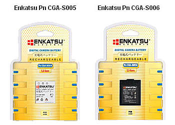 Аккумуляторы ENKATSU PN CGA-S005 и PN CGA-S006