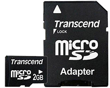 Transcend MicroSD 2GB