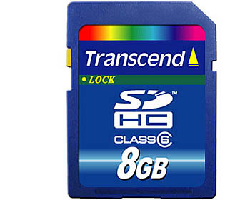 Карта памяти Transcend SDHC 8GB Class6